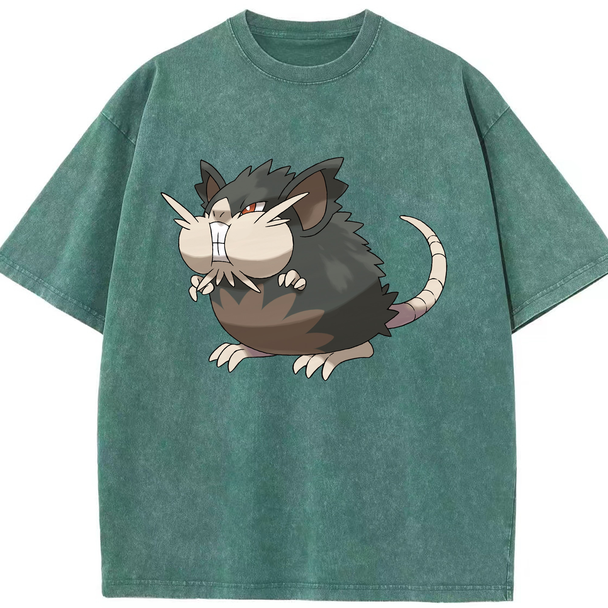 （画像用） ポケットモンスター Pokémon 綿100% ヴィンテージ風 半袖Tシャツ（フロントプリント）